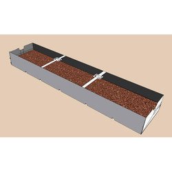 PVC 210 Open Type Mapal Strawberries Soilless Trough