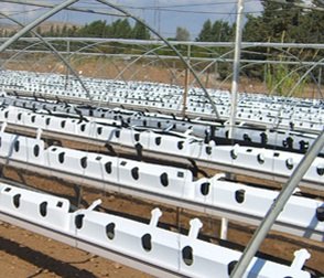 PVC 110 Close Type Mapal Strawberries Soilless Trough